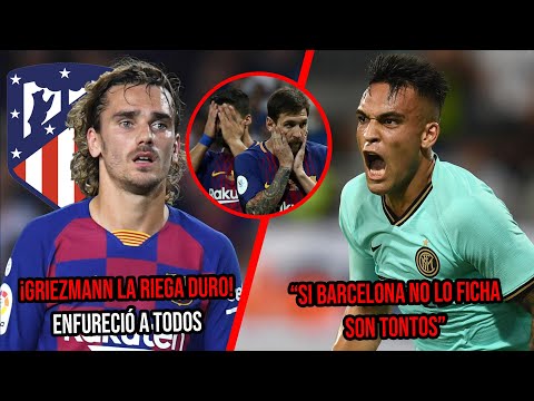 Griezmann la riega en Twitter y se molestan en Barcelona| "Si Barça no lo ficha son tontos"