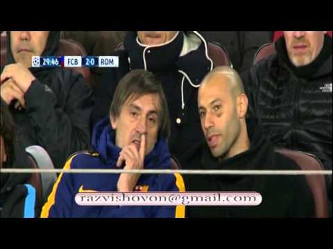 Barcelona vs Roma All Action in Match (25-11-2015)  6-1