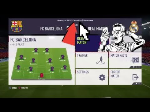 FIFA 18 CAMP NOU HOW TO CHANGE STADIUMS IN CAREER MODE