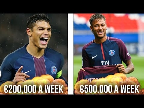 PSG – ALL PLAYER WAGES – 2017/2018