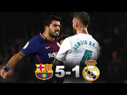 Fc Barcelona Vs Real Madrid 5-1 HD highlights