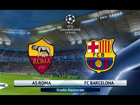 PES 2018 | Roma vs Barcelona | UEFA Champions League | Gameplay PC