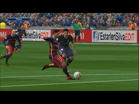 Barcelona VS Atletico Madrid-Pes 2016 Game play/ Liga BBVA Prediction/ PC Games