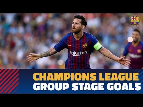 All Barça's goals from group B of the 2018-19 UEFA Champions League