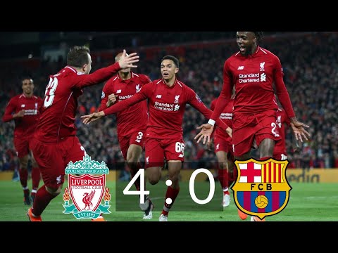 Liverpool vs Barcelona 4 : 0 UCL, Player Ratings, Match Stats | UEFA Champions League Highlights