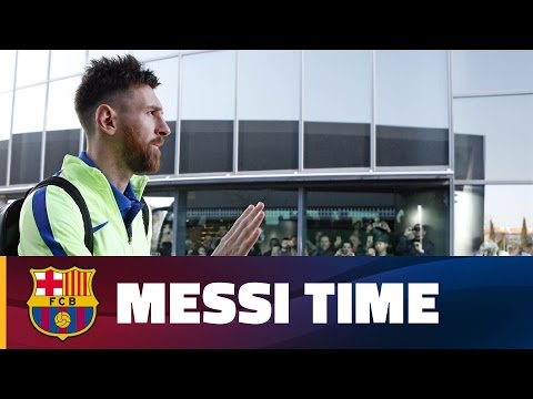 A day in the life of Messi