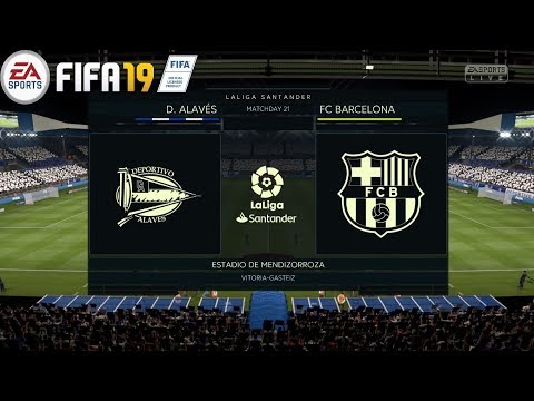 Deportivo Alavés vs. FC Barcelona! FIFA 19 ! 24/04/2019 ! La Liga 2018/19 ! Prediction & Gameplay