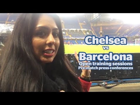 Chelsea vs Barcelona preview | Pre-match training ground and press conference vlog