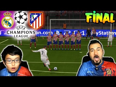 PES 2016 UEFA ŞAMPİYONLAR LİGİ FİNALİ | REAL MADRID-ATLETICO MADRID