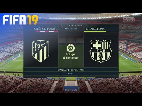 FIFA 19 – Atlético Madrid vs. FC Barcelona @ Wanda Metropolitano