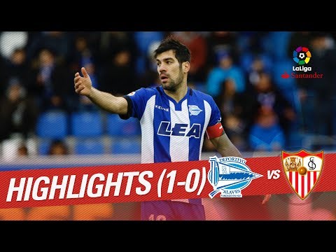 Resumen de Deportivo Alavés vs Sevilla FC (1-0)