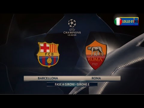 Barcellona Roma 6-1 – highlights (Champions league) HD