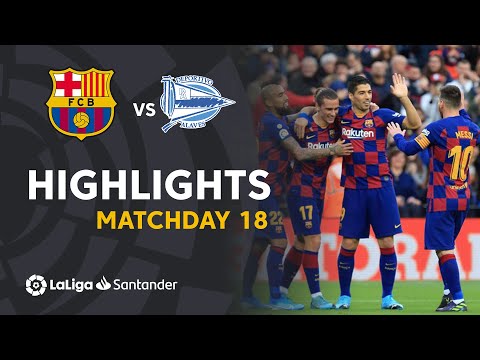 Highlights FC Barcelona vs Deportivo Alaves (4-1)