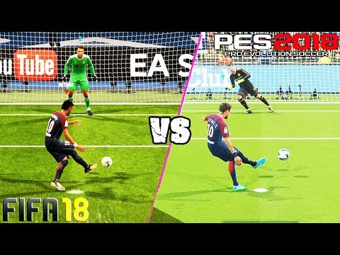 FIFA 18 vs. PES 18:  Penalty Kicks