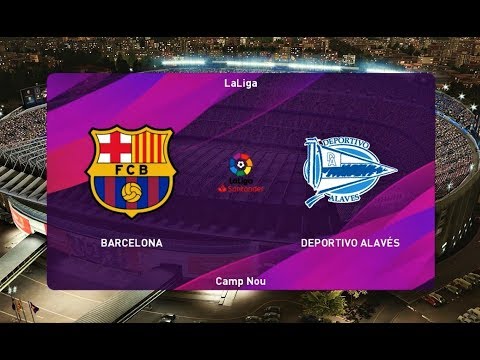 PES 2020 | BARCELONA vs ALAVES | Match Gameplay PC