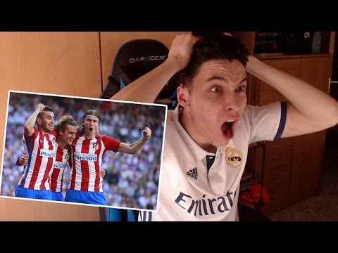 REACCIONES DE UN HINCHA Real Madrid vs Atlético de Madrid 1-1  DERBI 2017