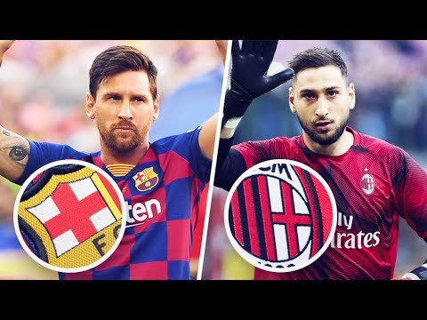 Why do FC Barcelona and AC Milan have an England flag in their logo? | Oh My Goal