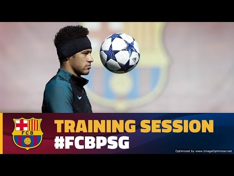 Final training session before PSG