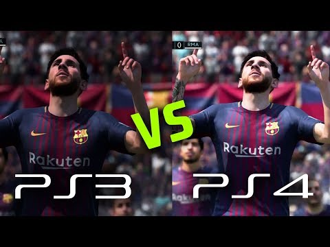 FIFA 18 | PS3 vs PS4 Faces ,New Features, Gameplay & Graphics Comparison ft Messi , Ronaldo , Pogba