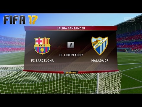 FIFA 17 – FC Barcelona vs. Málaga CF @ El Libertador (Generic Camp Nou)