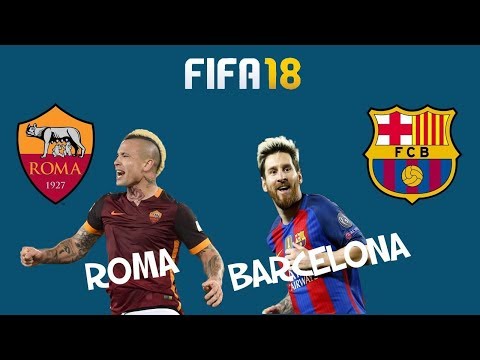 FIFA 18 Match day Preview 10 April 2018 Roma vs. Barcelona  – Full Gameplay