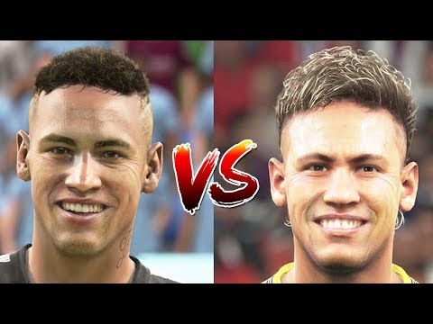 FIFA 18 New Face Updates vs PES 18 (November Update)