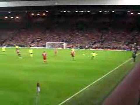 Liverpool-Barcelona. Steven Gerrard's song