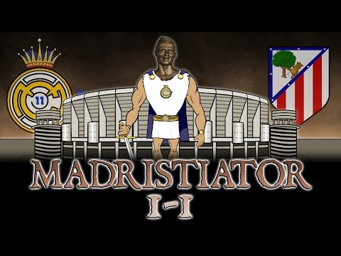 Real Madrid vs Atletico Madrid! 1-1 Gladiator Parody