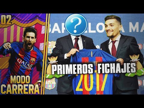 FIFA 18 | MODO CARRERA – FC BARCELONA | ¡PRIMEROS FICHAJES Y NOS ROBAN UN JUGADOR CLAVE! #02
