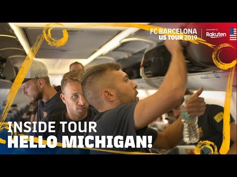 TRIP TO MICHIGAN AND AFTERNOON TRAINING SESSION | Inside Tour USA 2019 #4