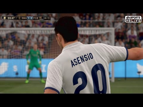 FIFA 17 Remake: MARCO ASENSIO AMAZING GOAL VS FC BARCELONA – Spanish Super Cup 2017 | By Pirelli7