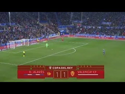 TANDA DE PENALTIS COMPLETA | ALAVÉS VS VALENCIA| COPA DEL REY 2018 CUARTOS