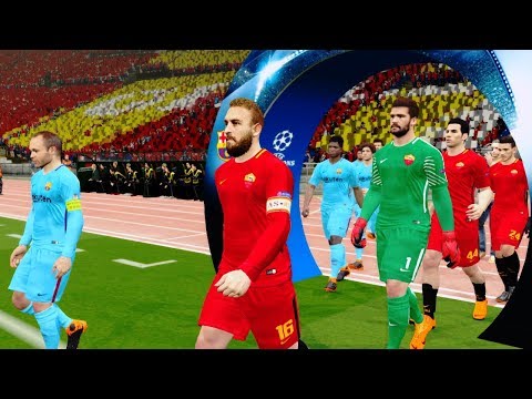 Roma vs Barcelona | Champions League 2018 Gameplay