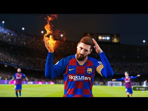 Barcelona vs Alaves Highlights Messi Magic PES 2020 Gameplay