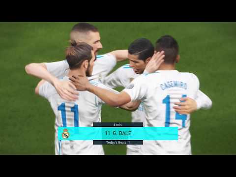 Real Madrid vs Barcelona FC 3-1 [Full Match Highlights]Score By Ronaldo 11-04-2018 [PES 2018]