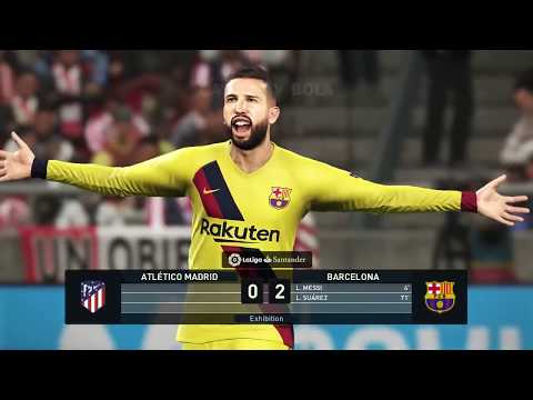 LaLiga • Atletico Madrid vs Barcelona • Gameplay 2020