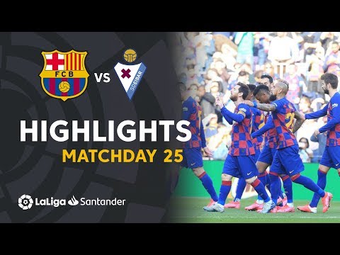 Highlights FC Barcelona vs SD Eibar (5-0)