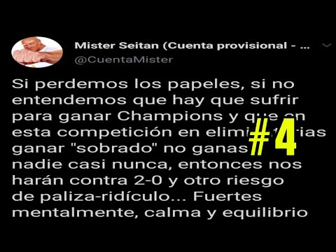 MISTER SEITAN ANALIZA LA PRIMERA PARTE DE FC BARCELONA VS NAPOLES EN TWITTER | #4