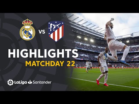 Highlights Real Madrid vs Atletico Madrid (1-0)