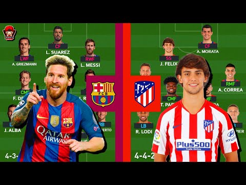 BIG MATCH SEMIFINAL SUPERCOPA DE ESPANA!!! Prediksi Lineup Barcelona Vs Atletico Madrid!!!