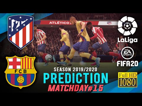 ATLÉTICO MADRID vs BARCELONA | La Liga 2019/2020 ● Matchday 15 Prediction ● FIFA 20 | RetroGAMEz