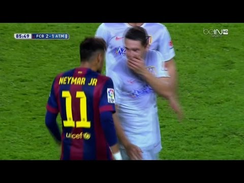 Neymar vs Atletico Madrid Home English Commentary HD 720p (11/01/2015) by 1900FCBFreak
