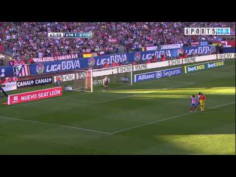 HIGHLIGHTS: FC BARCELONA VS ATLETICO MADRID 2:1 12/5/13