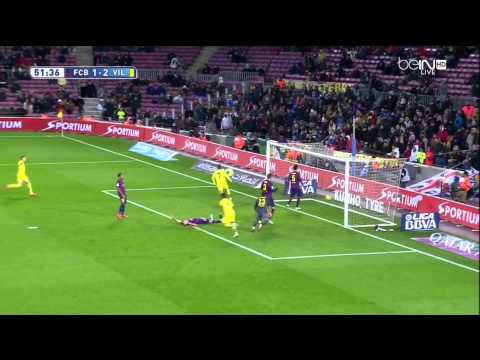 Barcelona – Villarreal Highlights HD 01.02.2015