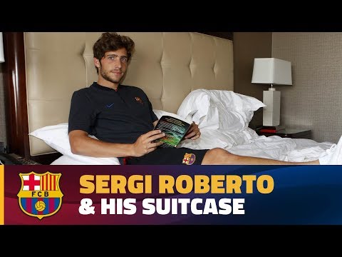 INSIDE TOUR | What's in Sergi Roberto's case?