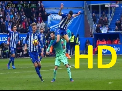 Lionel Messi Goal – Alaves vs Barcelona 0-6 – La Liga 11/2/2017 HD