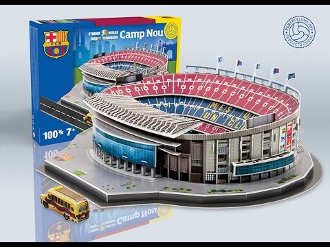 "Camp Nou" del FC Barcelona | Nanostad – Puzzle 3D
