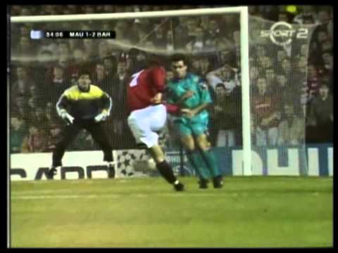 CL 1994-95. 3 tour. Group A. Manchester United – Barcelona. 2-2. (Sport 2). avi