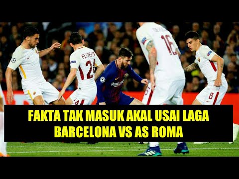 5 Fakta Tak Masuk Akal Usai Laga Barcelona vs AS Roma