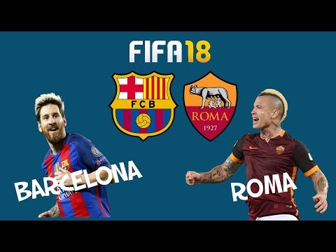 FIFA 18 Match day Preview 4 April 2018 Barcelona vs. Roma – Full Gameplay